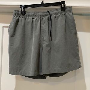 Gray athletic Chubbies 5.5”